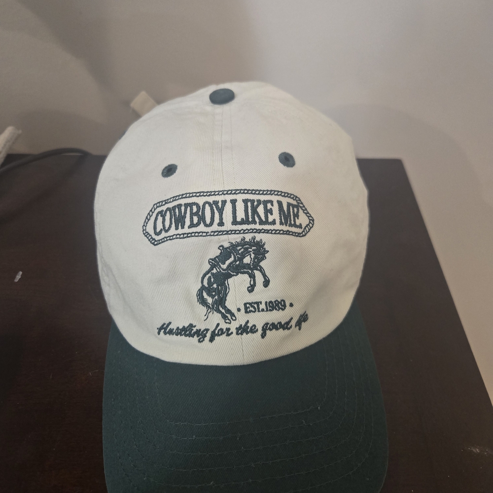 Taylor Swift White and Green Cap